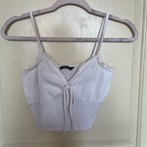 White tank top
